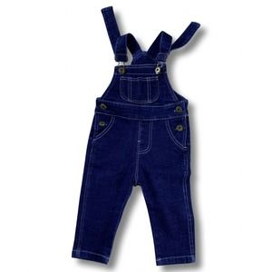 NWOT Unisex Blue Overalls Size 9-12 months